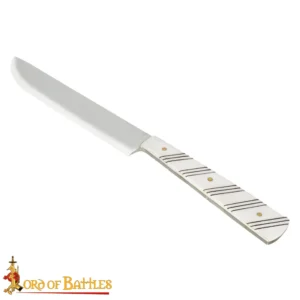 Eating Knife with White Bone Handle