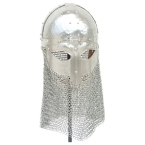 Vendel Helm with Butted Mail Aventail