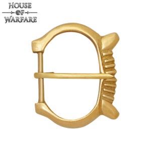 Large Brass Belt Buckle, 3.9 x 3.2 cm