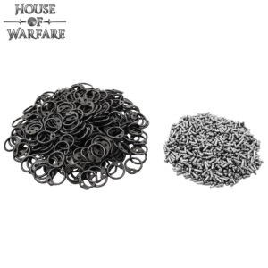 Loose 8mm Round Ring, Round Riveted, 1000 Rings