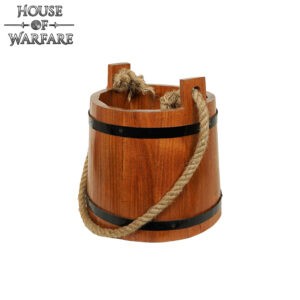 Wooden Bucket, 17.5 cm