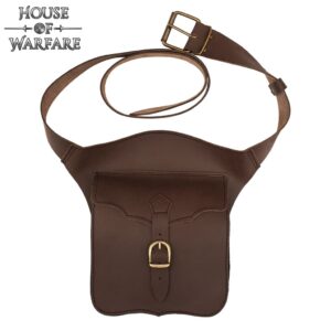 Brown Leather Messenger Bag